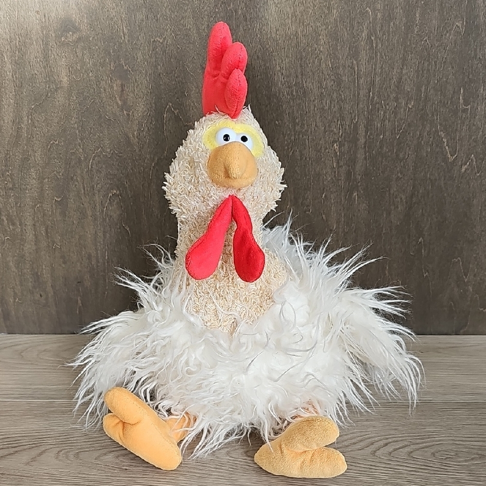 Gund Hairoids Moppels Hairy Chicken 12" Plush #30087